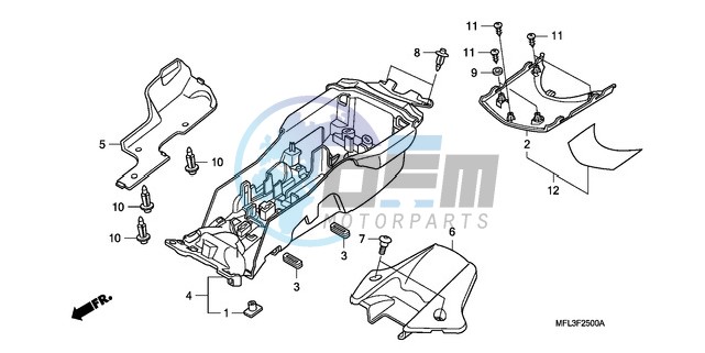 REAR FENDER (CBR1000RR)