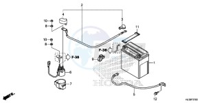 SXS700M2H Europe Direct - (ED) drawing BATTERY