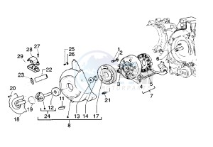 DNA 125-180 125 drawing Flywheel magneto