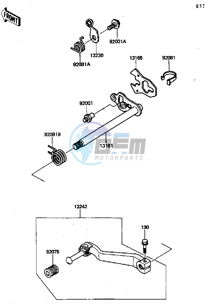 GEAR CHANGE MECHANISM