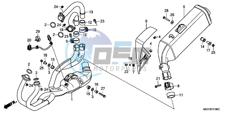 EXHAUST MUFFLER