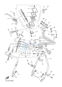 FJR1300A FJR1300A ABS (1MCN) drawing FRONT MASTER CYLINDER