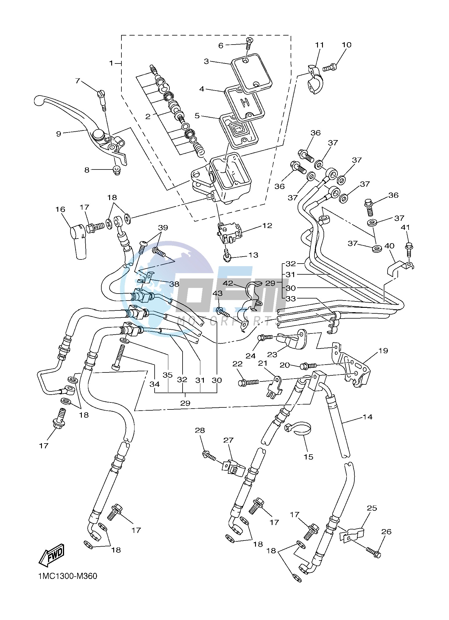 FRONT MASTER CYLINDER