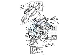 XJR 1300 drawing FENDER MY05