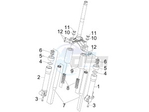 Liberty 50 4t drawing Fork components (Escorts)