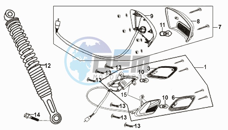 TAIL LIGHT - REAR SUSPENSION