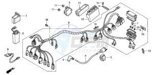 TRX350FM RANCHER 4X4 drawing WIRE HARNESS