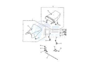 YZF R THUNDER ACE 1000 drawing SEAT