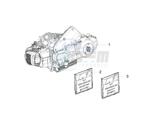 Runner 125 VX 4t e3 serie Speciale drawing Engine assembly