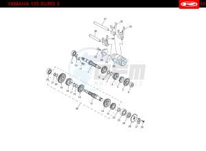 TANGO 125 PRO drawing T10  GEARS