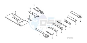 CBR1000RA9 KO / ABS HRC MME drawing TOOLS