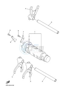 XJ6S 600 DIVERSION (S-TYPE) (36CD) drawing SHIFT CAM & FORK