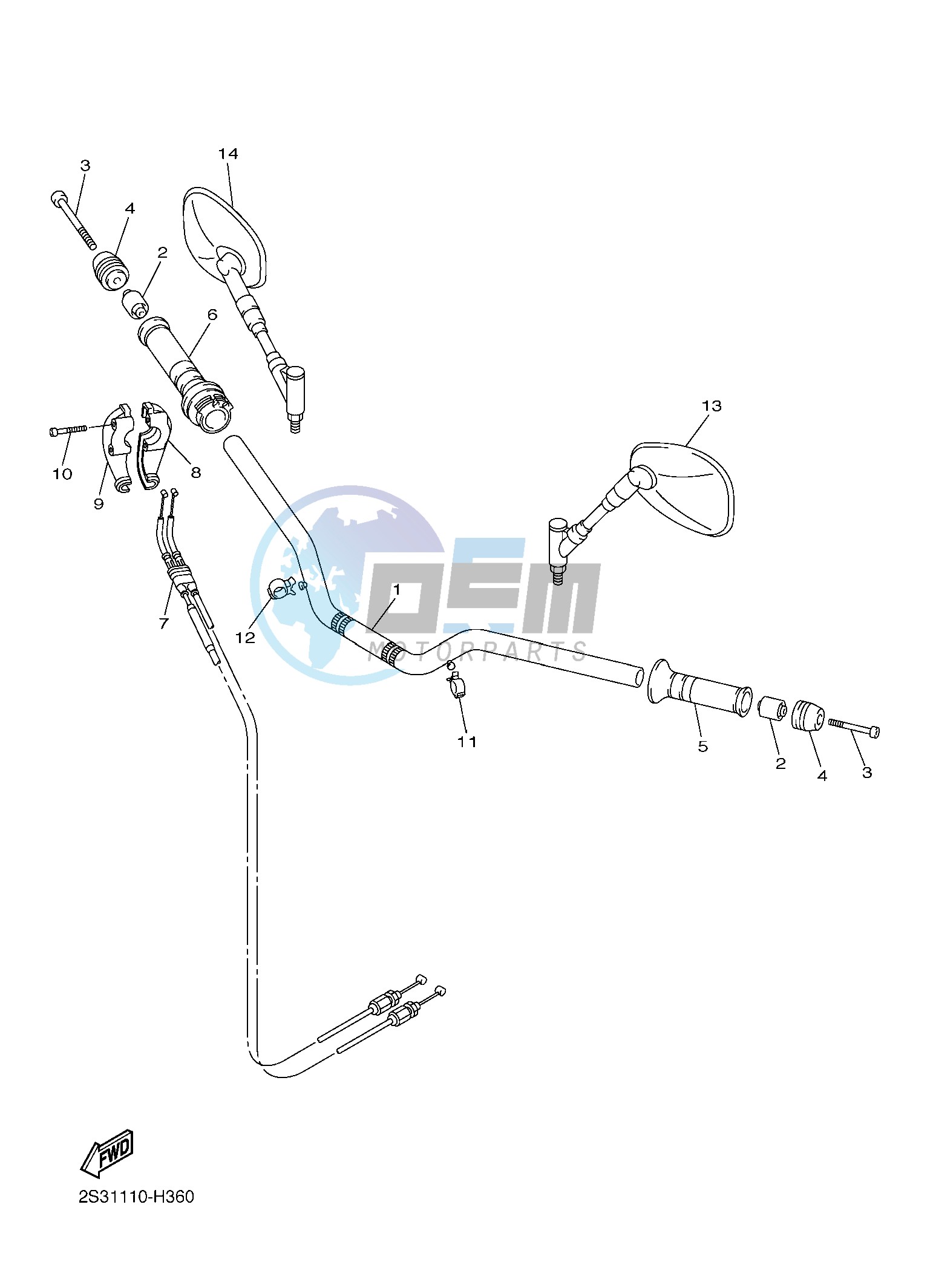 STEERING HANDLE & CABLE