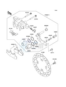 KVF750 4x4 KVF750-A1 EU GB drawing Front Brake