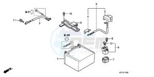 SH1259 Europe Direct - (ED) drawing BATTERY