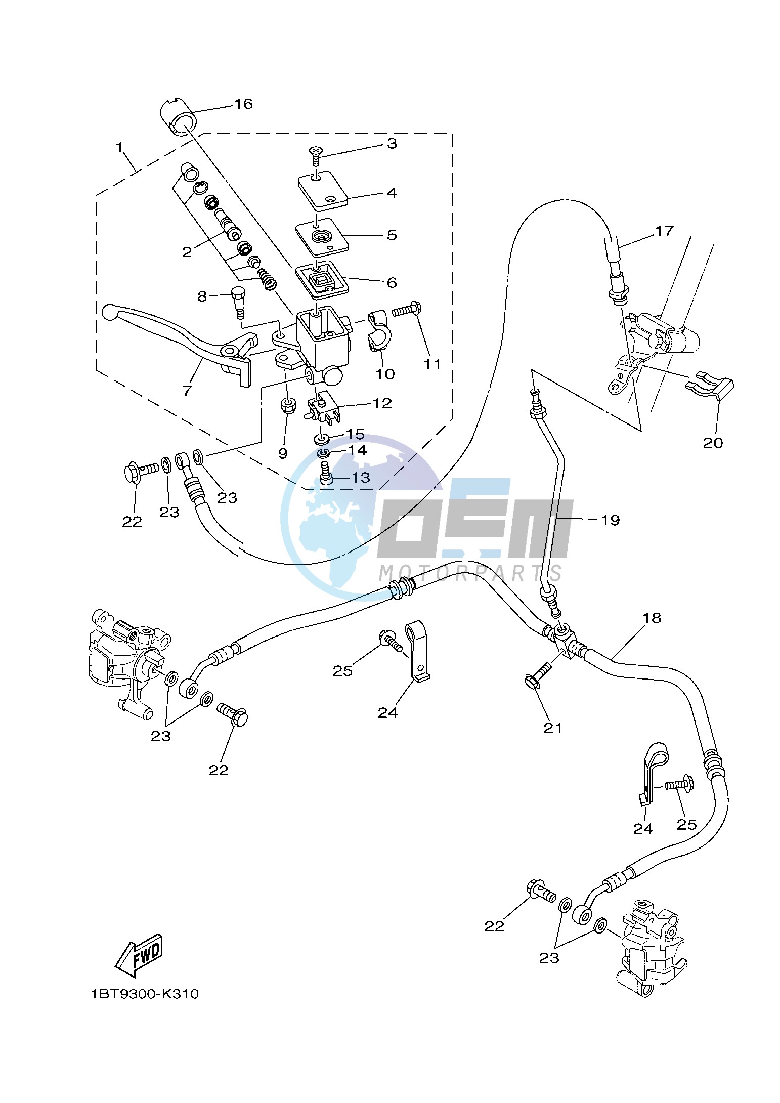 FRONT MASTER CYLINDER