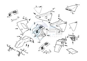 SENDA R DRD RACING LTD - 50 cc drawing BODY