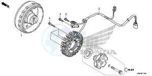 TRX500FM6H Europe Direct - (ED) drawing GENERATOR