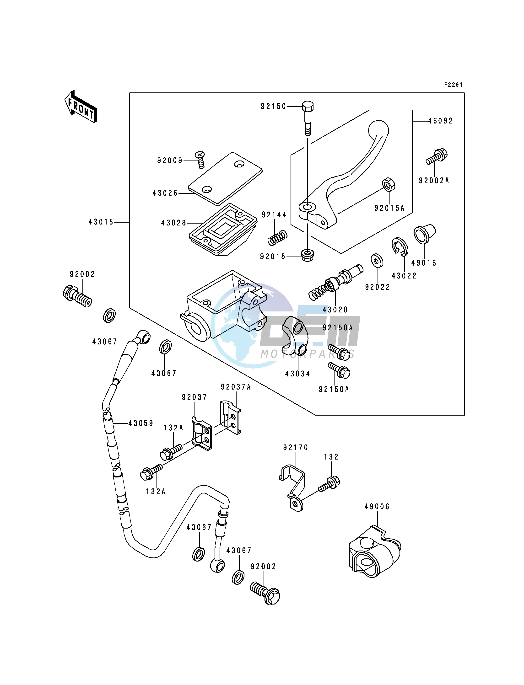 FRONT MASTER CYLINDER