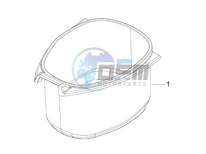 Helmet housing - Undersaddle