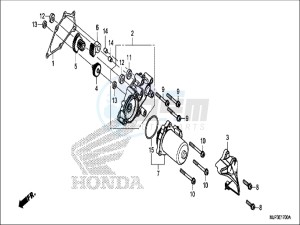 CRF1000DH 2ED - (2ED) drawing REDUCTION GEAR