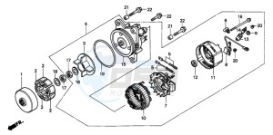 GL1500A GOLDWING ASPENCADE drawing GENERATOR