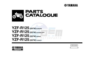 YZF-R125 R125 (5D7W 5D7W 5D7W 5D7W) drawing .1-Front-Page