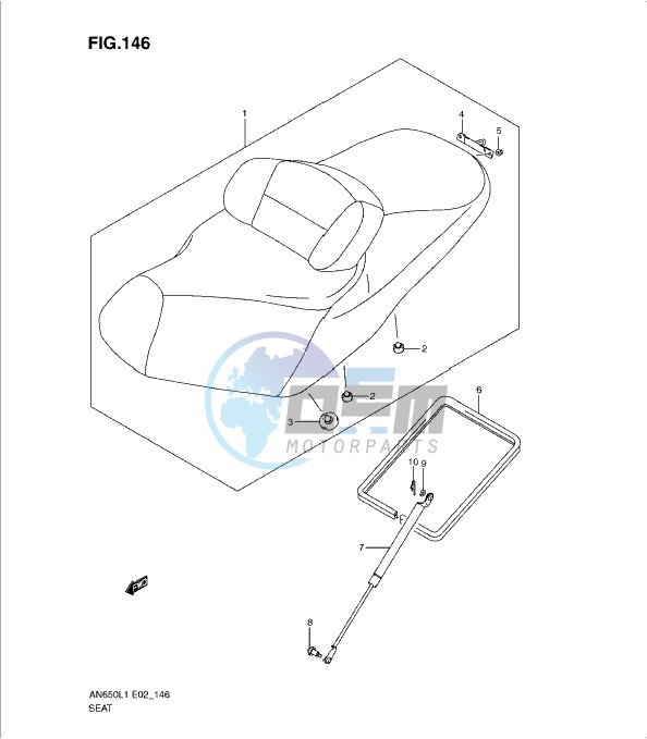 SEAT (AN650AL1 E19)