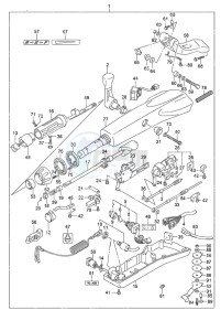 DF 40A drawing Opt: Tiller Handle