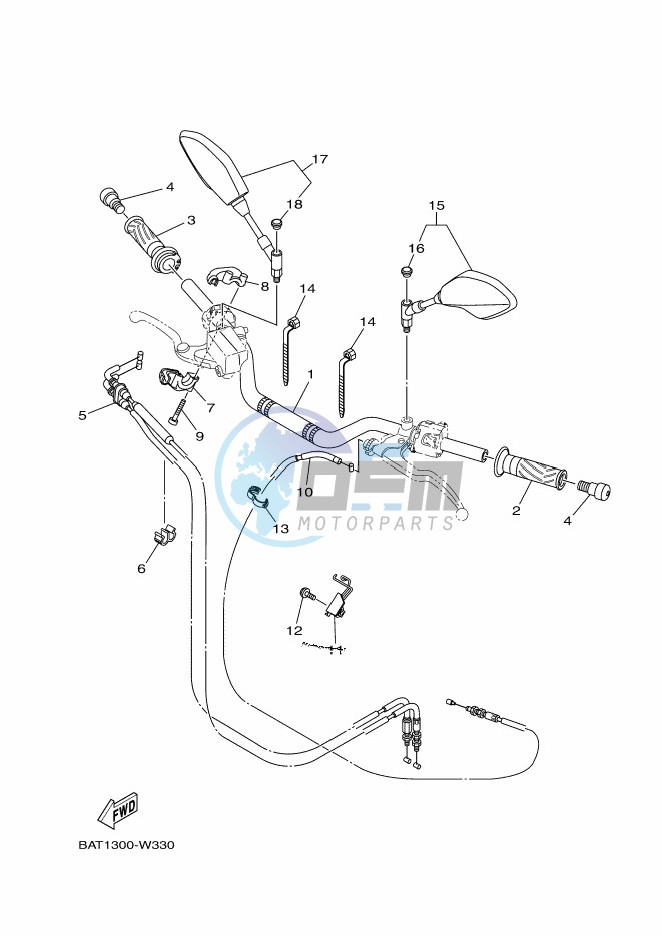 STEERING HANDLE & CABLE