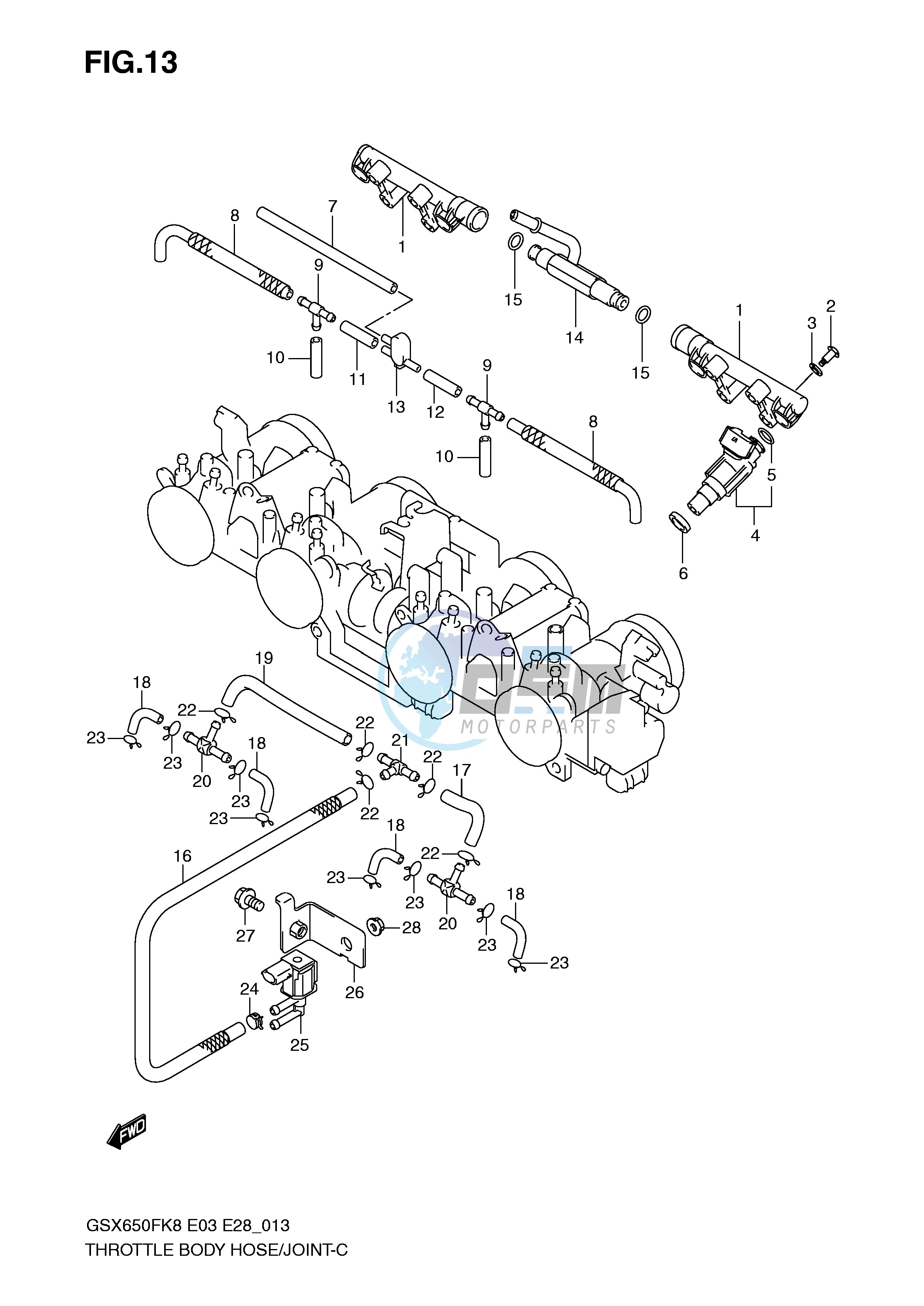 THROTTLE BODY HOSE JOINT