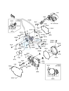 KLX450R KLX450AEF EU drawing Engine Cover(s)