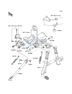 1400GTR_ABS ZG1400CEF FR GB XX (EU ME A(FRICA) drawing Stand(s)