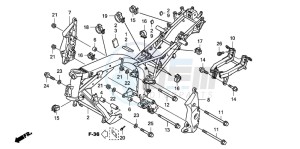 CBF1000A drawing FRAME BODY