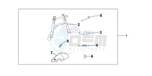 CBF1000A F / CMF drawing MAIN STAND