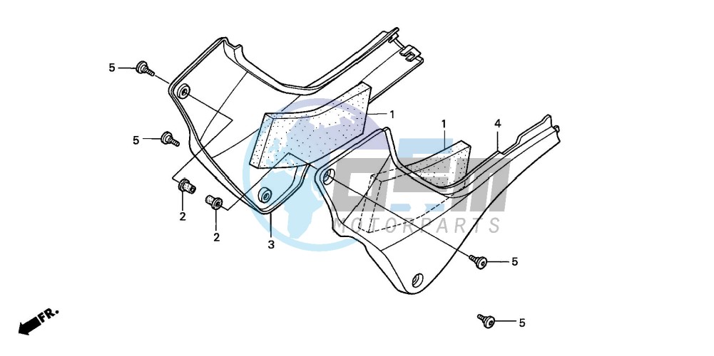 SIDE COVER (CB600F2/F22)