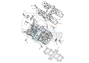 XJ S DIVERSION 900 drawing CYLINDER HEAD