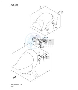 VLR1800 drawing SEAT (VLR1800TL1 E19)