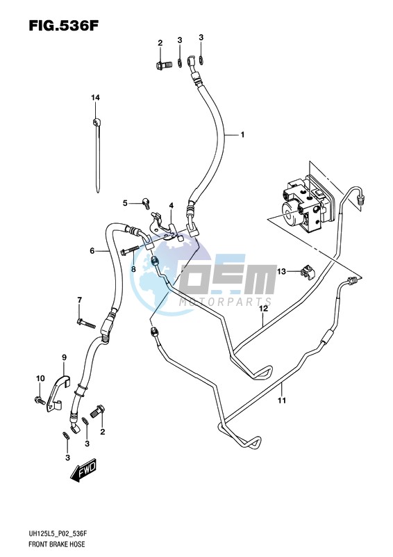 FRONT BRAKE HOSE