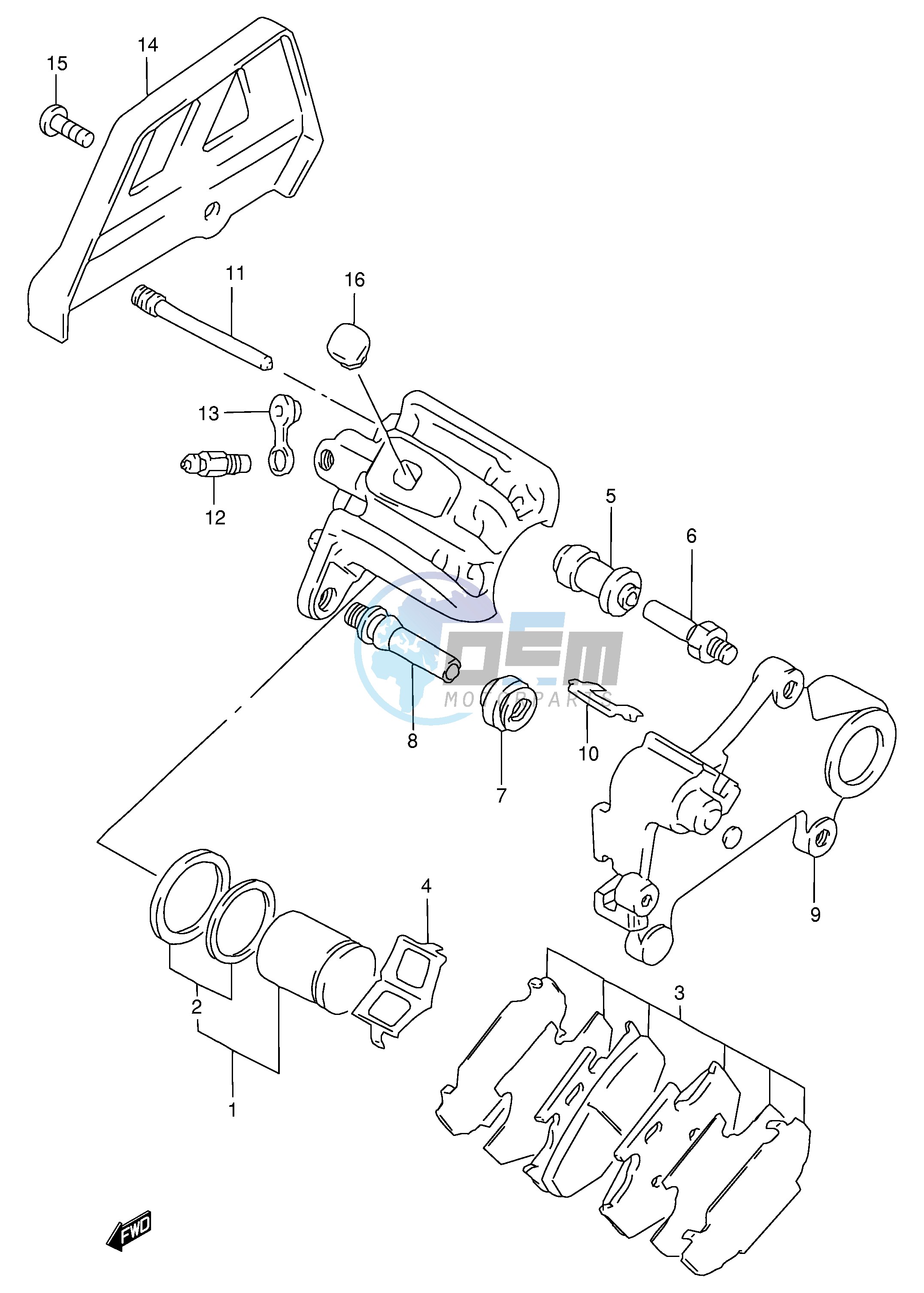 REAR CALIPER