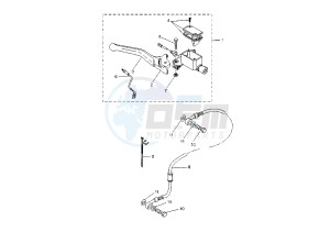 YQ AEROX 50 drawing FRONT MASTER CYLINDER