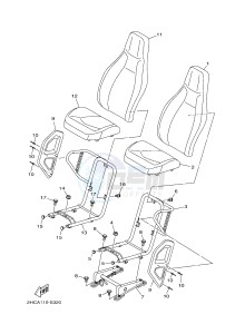 YXZ1000ET YXZ10YEXH YXZ1000R EPS SS (B573) drawing SEAT