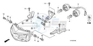 NC750XDH Europe Direct - (ED) drawing REAR FENDER