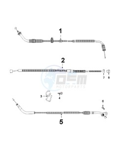 VIVA 3 L 4T SPORTLINE drawing CABLES