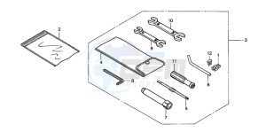 NES125 drawing TOOLS (NES1253/NES1503)