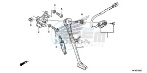 CB1000RAD CB1000R ABS E drawing STAND