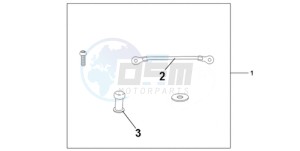 CBR1000RR9 BR / MME SPC - (BR / MME SPC) drawing TANK BAG ATT KIT