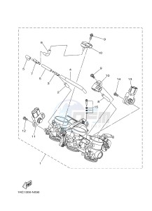 MT09 MT-09 900 (1RCN 1RCP) drawing INTAKE