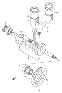 LT80 (P1) drawing CRANKSHAFT