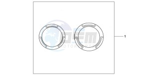 CB600FA9 France - (F / ABS CMF 25K) drawing CRANCASE RING SET